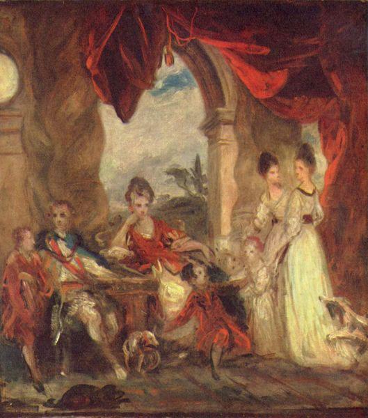 Sir Joshua Reynolds Portrat des Vierten Herzogs von Marlborough und seiner Familie China oil painting art